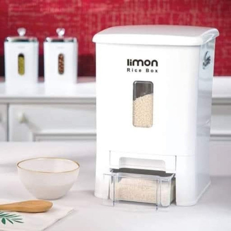 Limon GrainFlow Multiuse Storage & Dispenser – Smart Dry Food Organizer for Kitchen Essentials | Adornia.pk