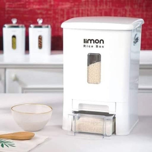 Limon GrainFlow Multiuse Storage & Dispenser – Smart Dry Food Organizer for Kitchen Essentials | Adornia.pk
