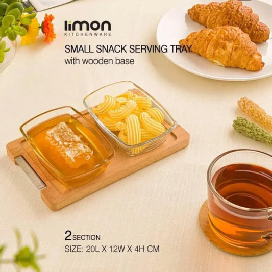 Limon EleganTray Snack & Serving Set – Premium Multi-Section Tray for Snacks & Appetizers | Adornia.pk