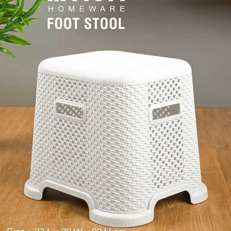 StyleWeave Multi-Functional Stool – Durable Seating & Home Organizer | Adornia.pk