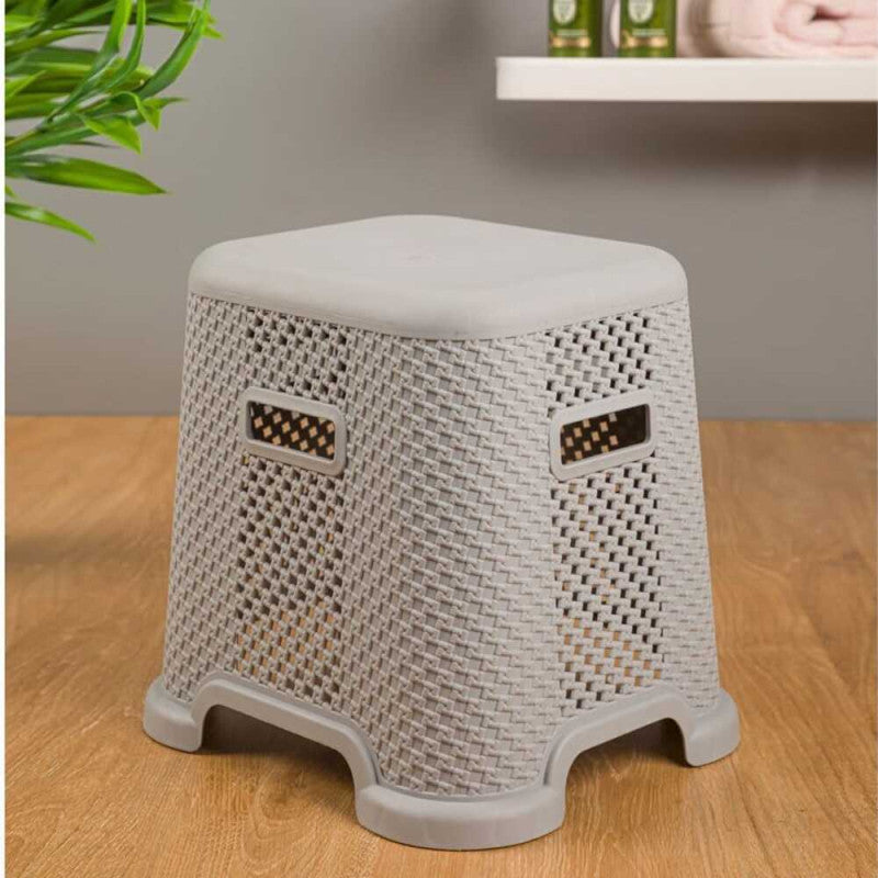 StyleWeave Multi-Functional Stool – Durable Seating & Home Organizer | Adornia.pk