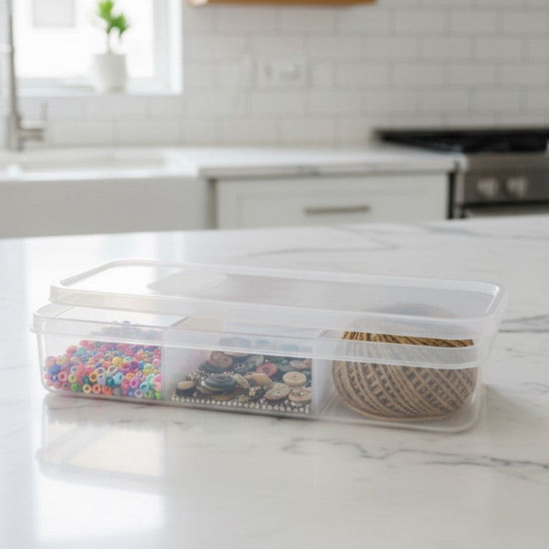 Sortify Multi-Purpose Rectangular Storage Box – Compact Organizer | Adornia.pk