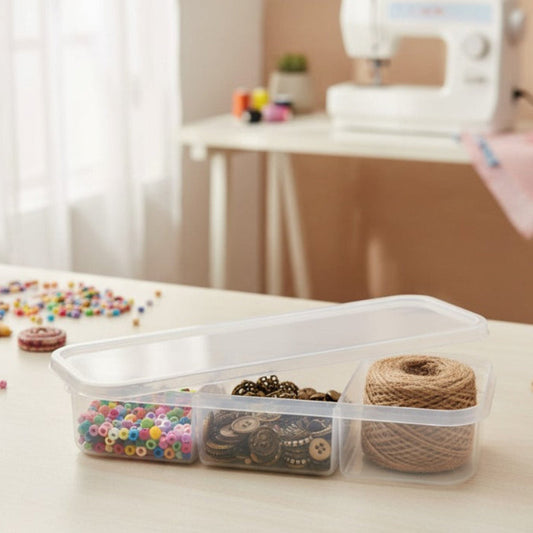 Sortify Multi-Purpose Rectangular Storage Box – Compact Organizer | Adornia.pk