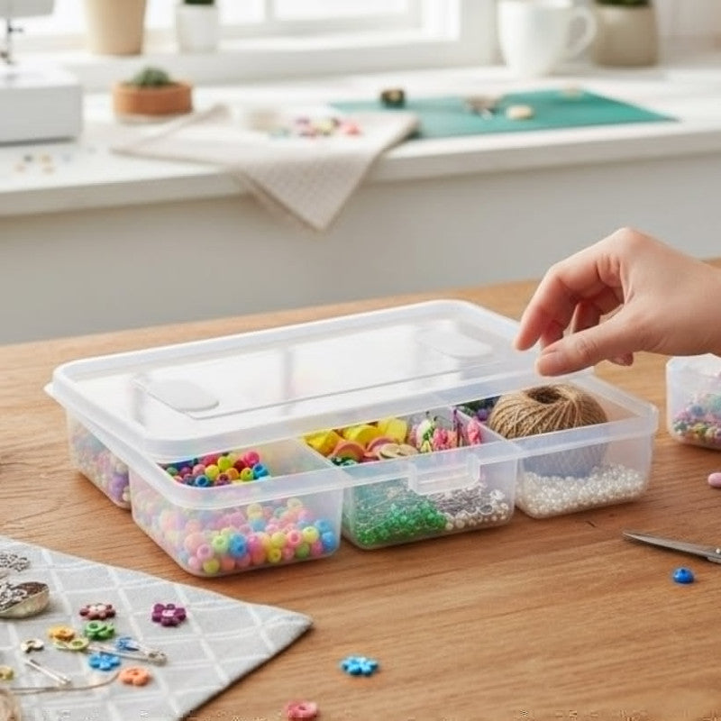 Sortify Multi-Purpose Rectangular Storage Box – Compact Organizer | Adornia.pk