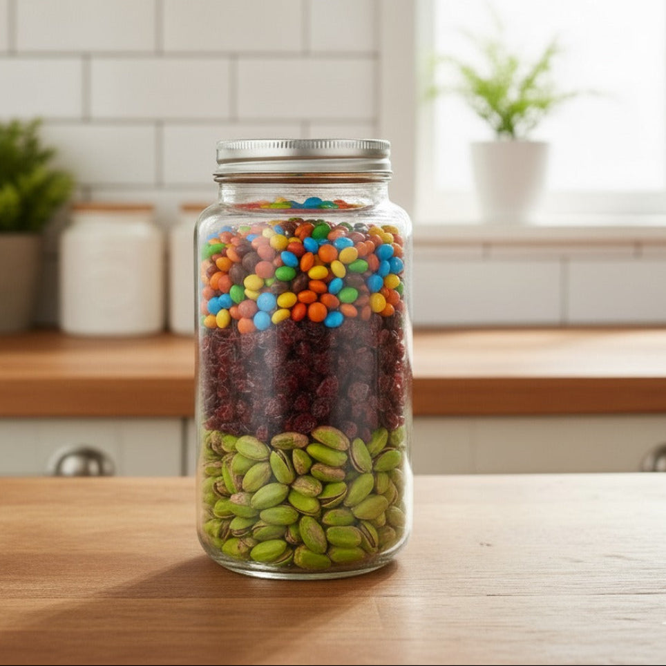 Bavaria’s Elegant Glass Jars (Pack of 3) by Ziba