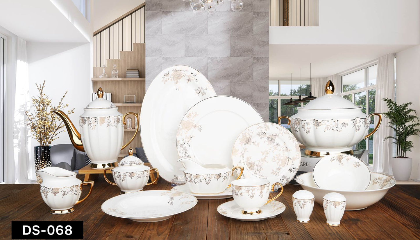 Imported Johnson Bros inspired Luxury Floral Dining Set - Available in two serving sizes