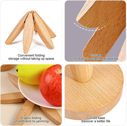 Wooden Trivets Set for Hot Dishes, Hot Pots And Pans, Trivet Tree Made Of Walnut Trivet Set, Pot Trivets for Kitchen, for Hot Dishes/hot Pot Holders/pot/bowl/teapot