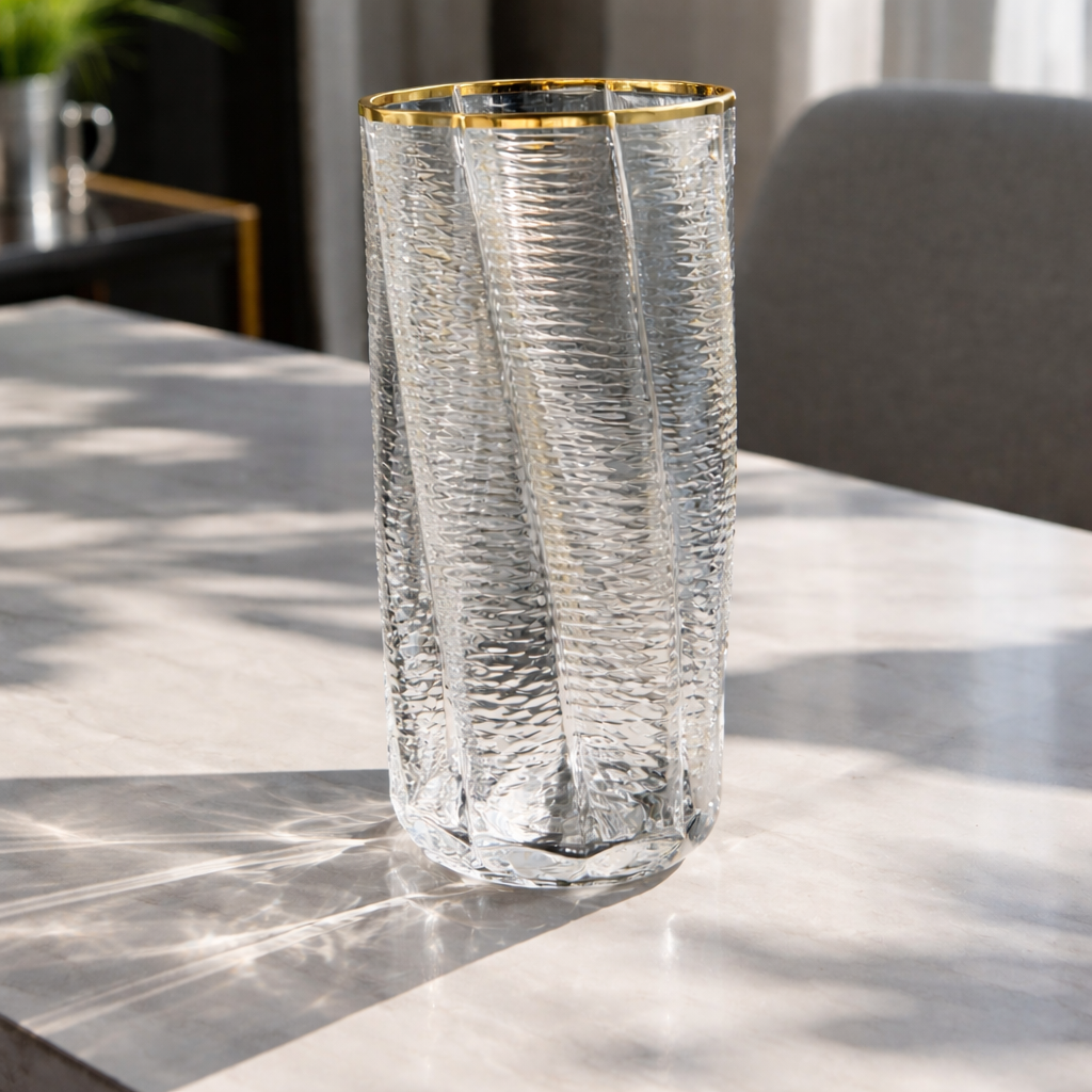 Crystal Glass Curve | 6 Pcs