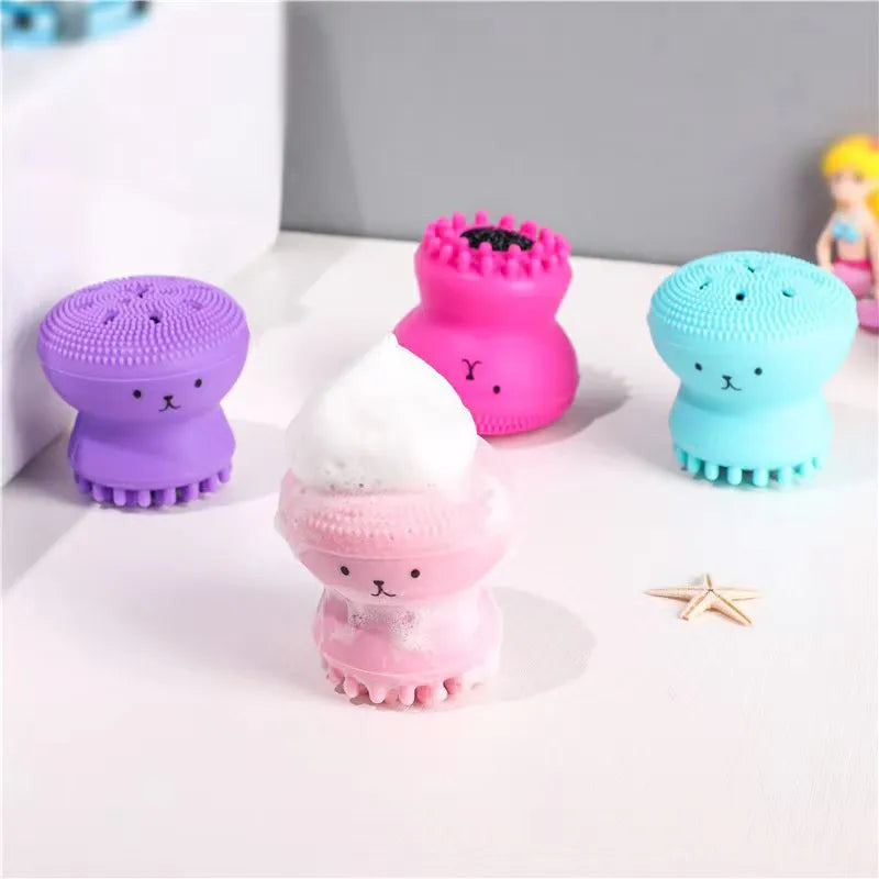Jelly Fish Shape Facial Scrubber