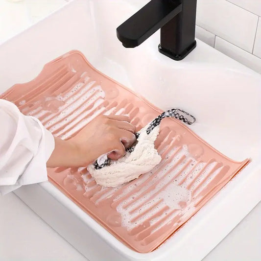 Portable Household Non-Slip Silicone Washboard