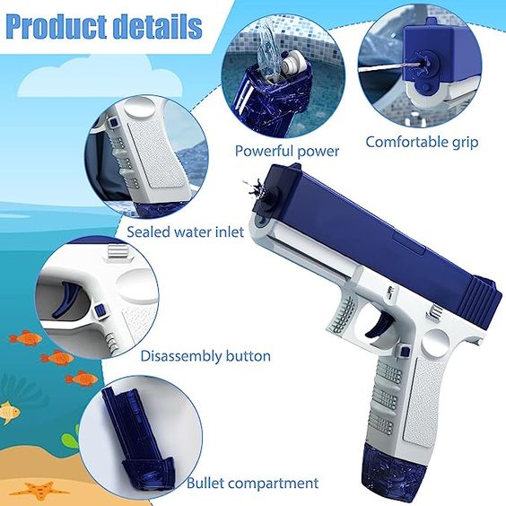 Glock Rechareable Automatic Water Gun