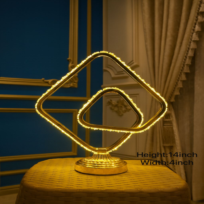Luxurious Metal LED Lamp – Modern Decorative Light for Living Room & Bedroom | Adornia.pk