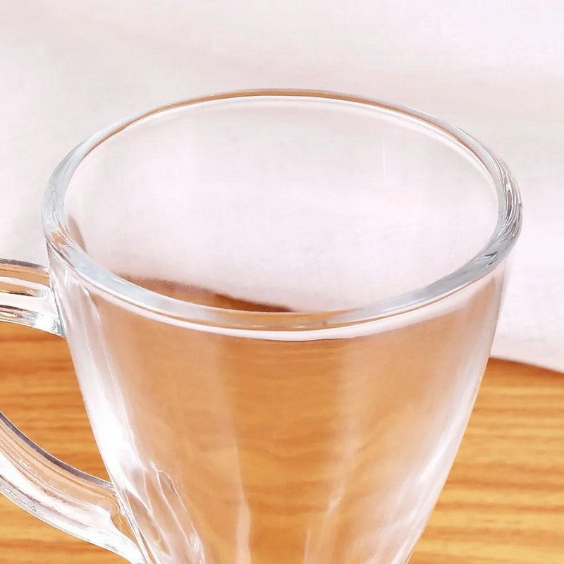 DELI-Glass Mug, 130 ml - Pack of 6