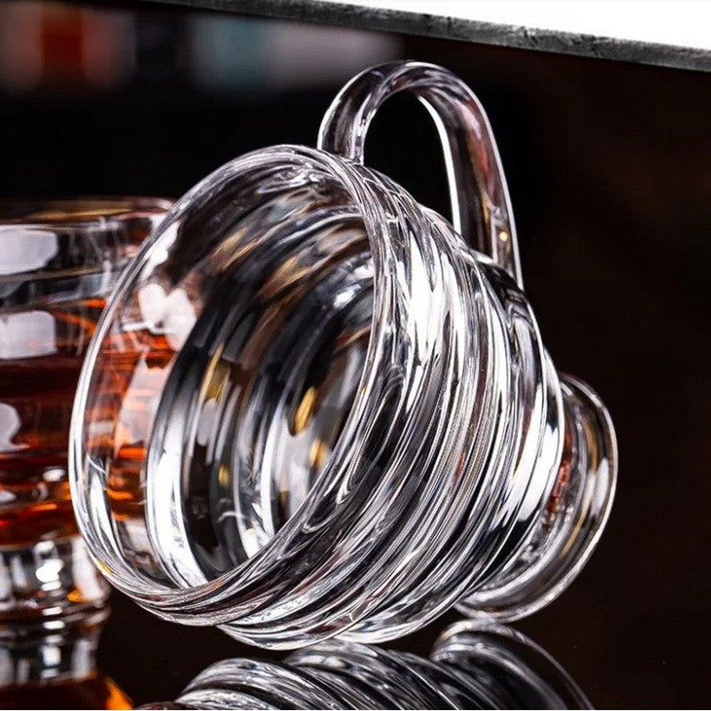 Spiral Green Tea Cups-PACK of 6,(210ML)