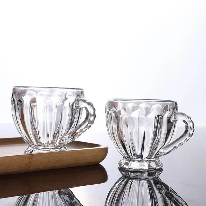 DELI-Glass Mug/Style 3-Pack of 6, 205ML