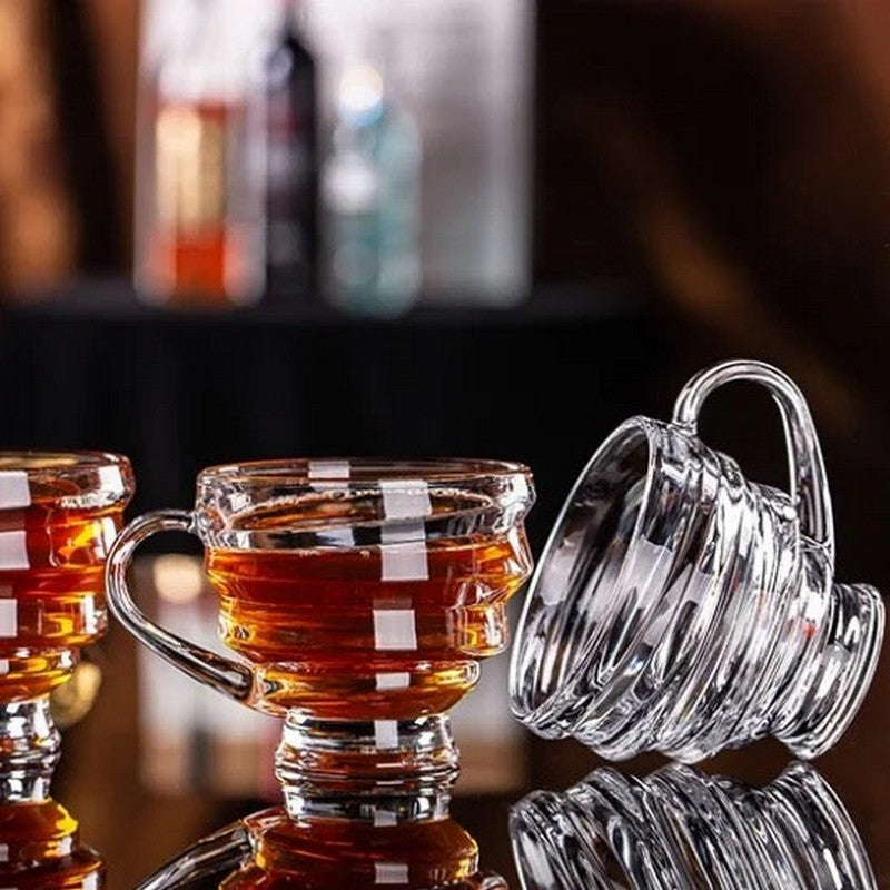 Spiral Green Tea Cups-PACK of 6,(210ML)