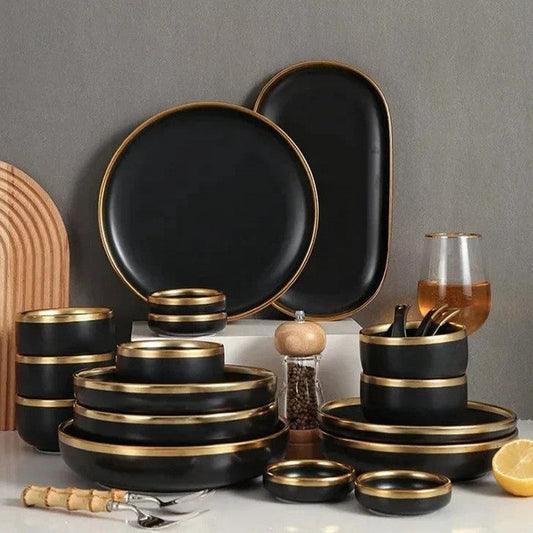 European Porcelain Dinner Set – 35 Pcs | Elegant Tableware in Pakistan