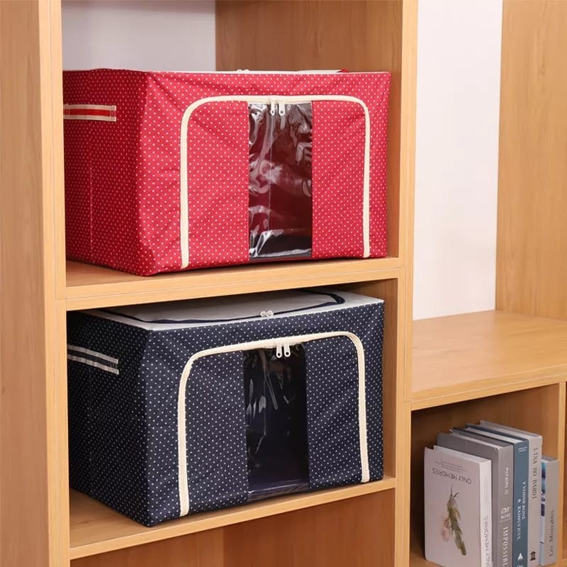 Folding Storage Box For Clothes - 66Ltr