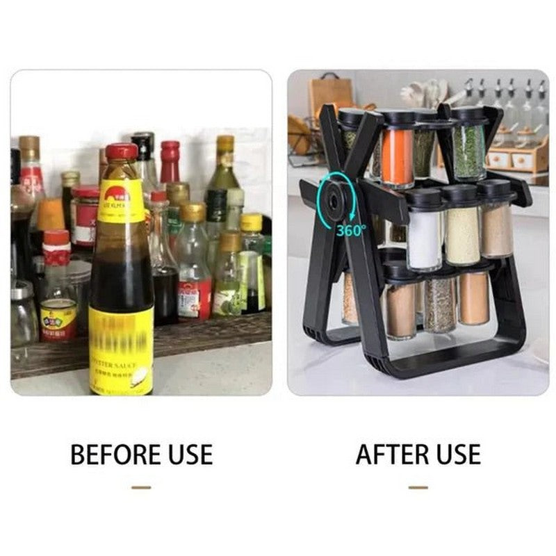 Revolving countertop Spice Rack