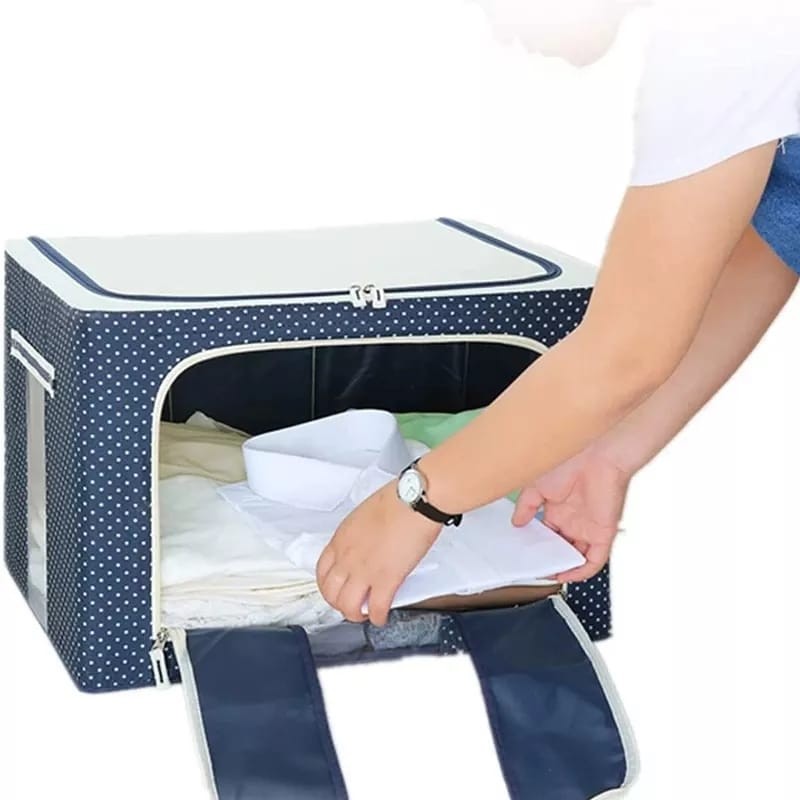 Folding Storage Box For Clothes - 66Ltr