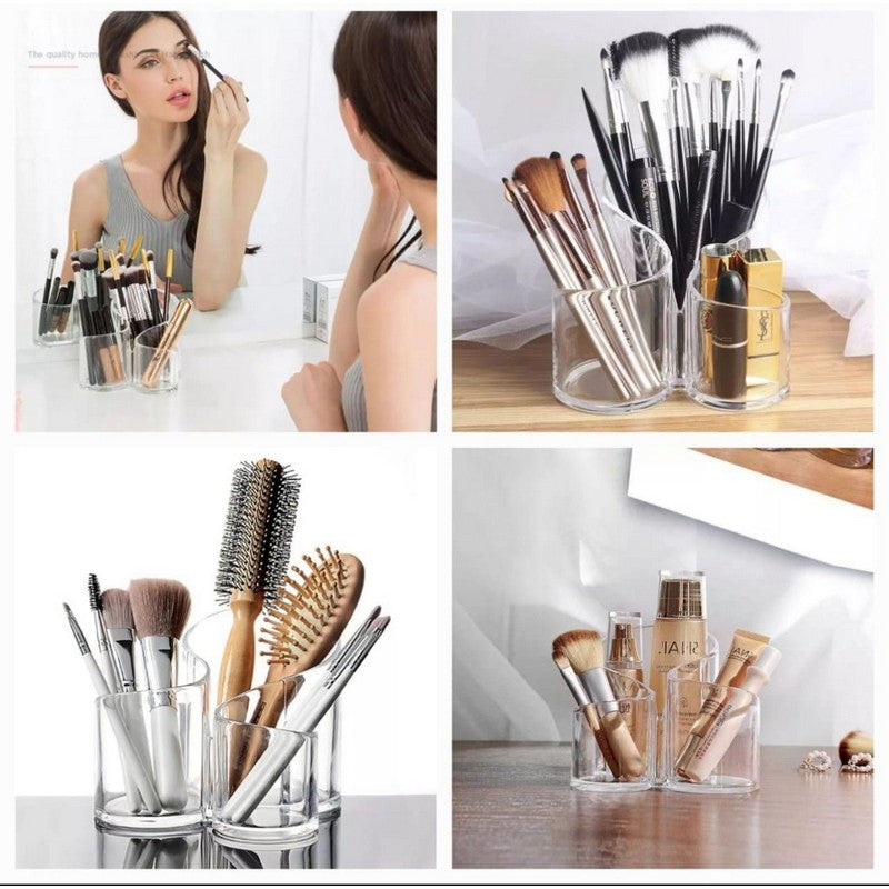 Acrylic Cosmetic Brush Holder