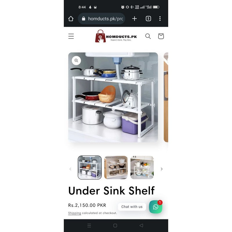 Under Sink Shelf