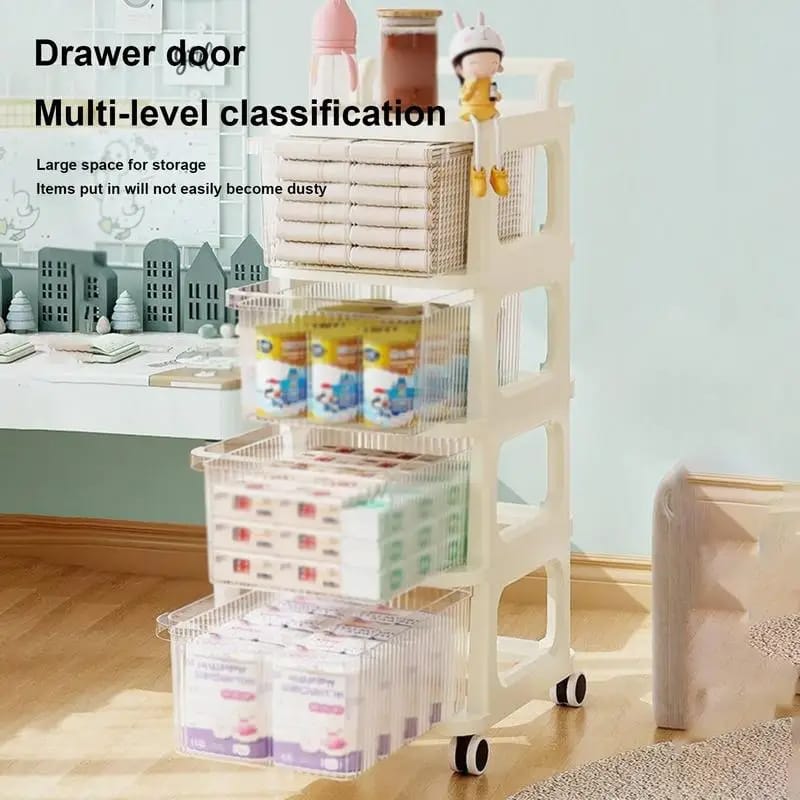 MYK Deals Multi-Layer Organizer Trolley – Portable Storage Cart