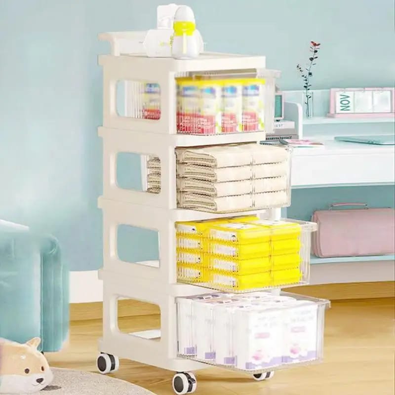 MYK Deals Multi-Layer Organizer Trolley – Portable Storage Cart
