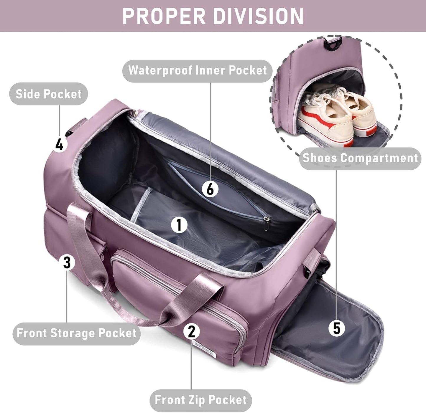 Personal Sports Duffle Bag