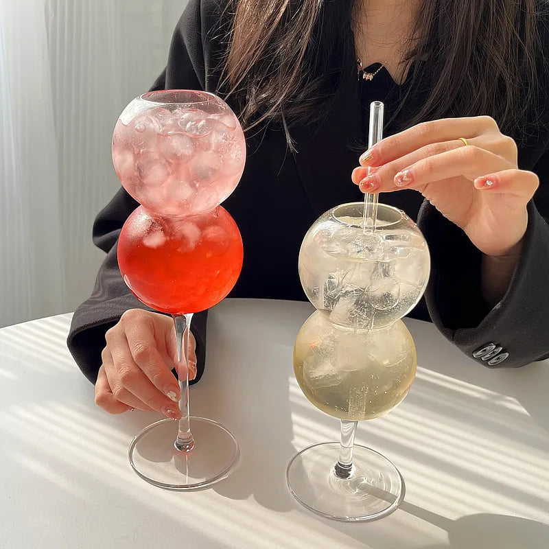 Exquisite Bubble Ball Cocktail Glass