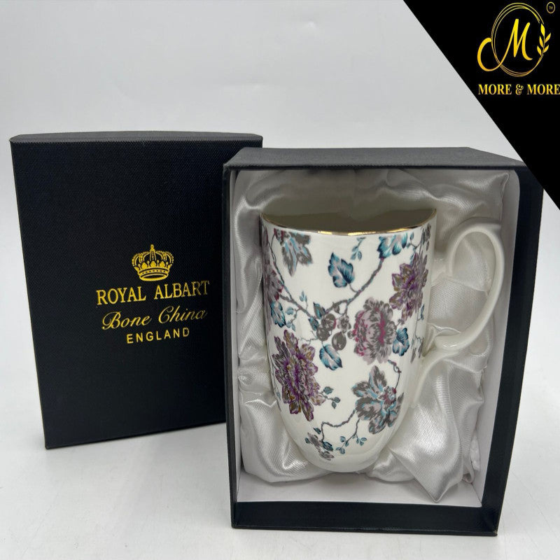 Royal Albert Single Mug – Off-White Ceramic Mug with Branded Gift Box