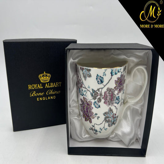 Royal Albert Single Mug – Off-White Ceramic Mug with Branded Gift Box
