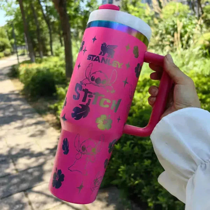 Stitch Island Breeze Tumbler – 40oz | Disney-Themed Drinkware
