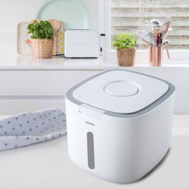 Ecoco Moist Proof Premium Rice Box – Airtight Kitchen Storage Container | Adornia.pk