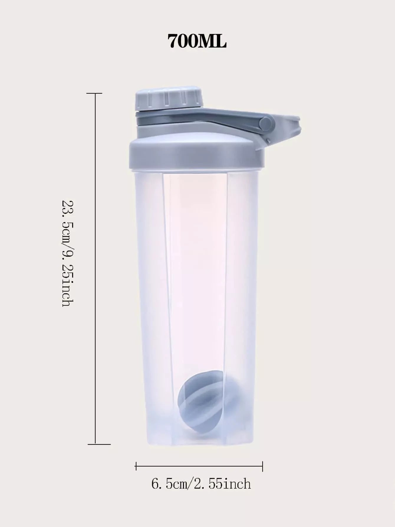 Gym Shaker Bottle 700ml