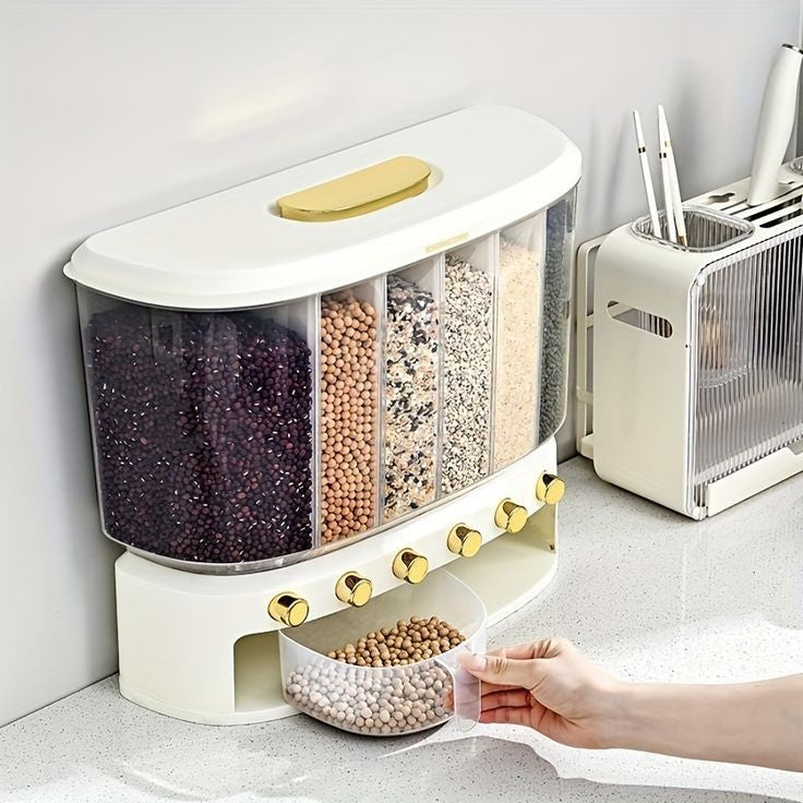 Wall Mounted Cereal Storage Container