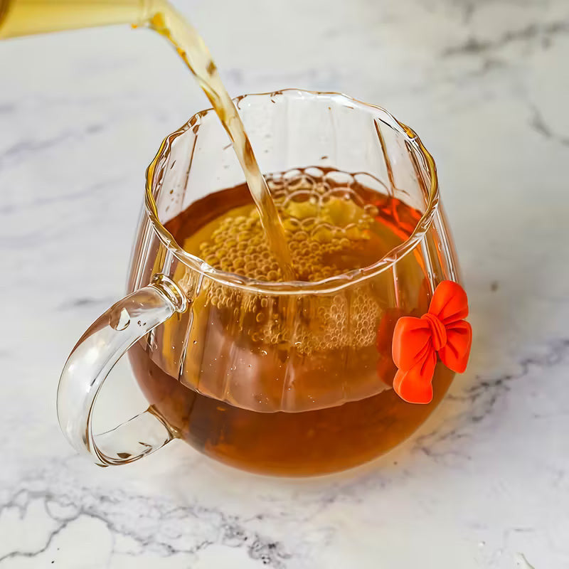 BélléBow Elegant Glass Mug – Premium Tea & Coffee Cup | Adornia.pk