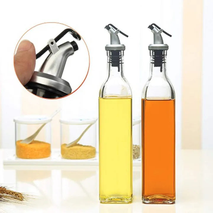 2-piece Glass Oil Bottle