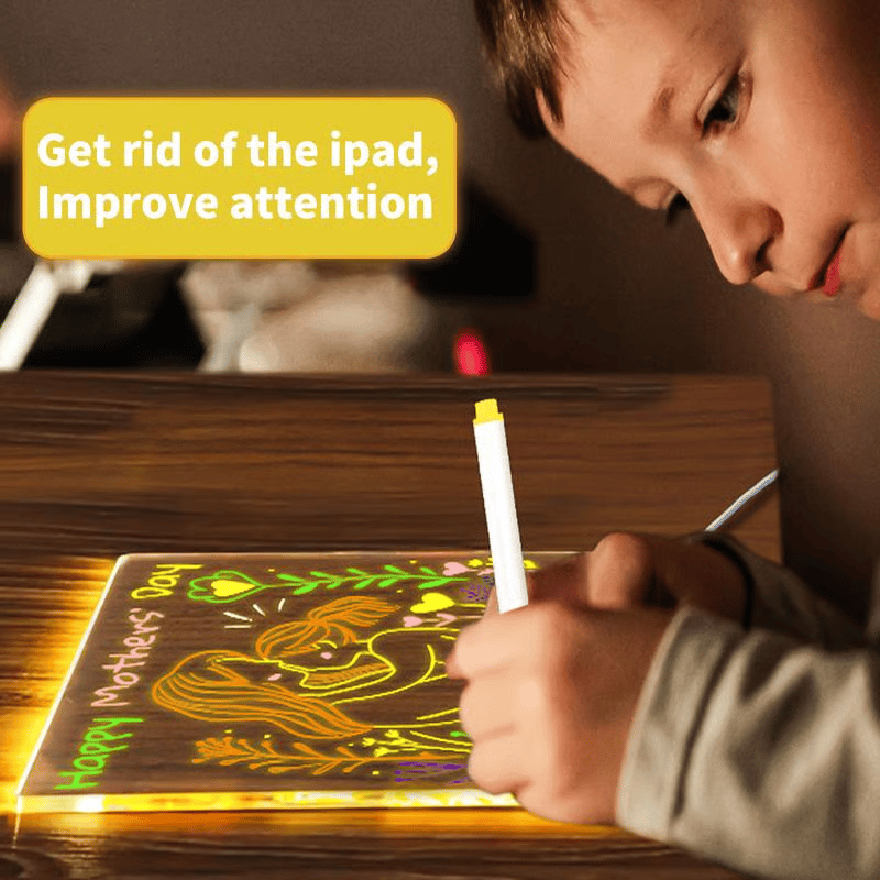 MagicGlow™ Glowing LED Drawing Board
