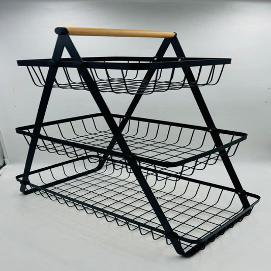 Metal Fruit Basket 3-Tier