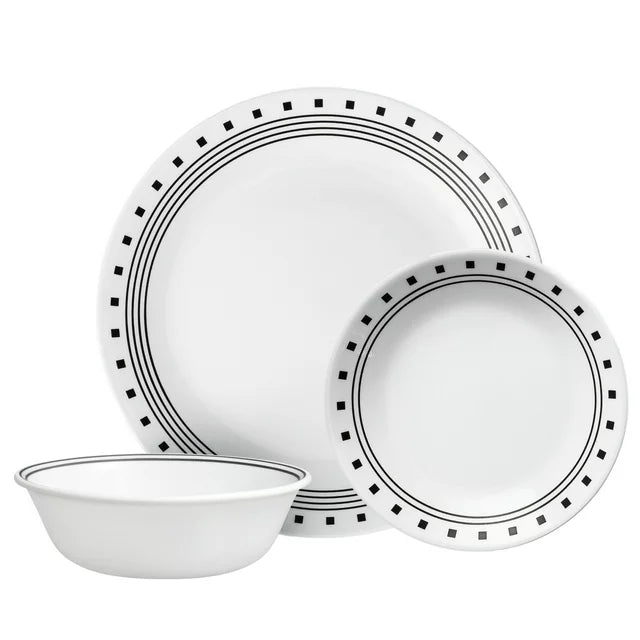 Corelle City Block 18-Piece Dinnerware Set