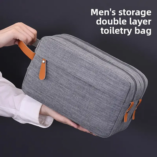 Dual Pocket Travel Toiletry Bag