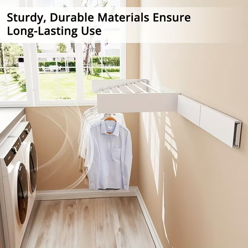 ✨ Folding Aluminum Clothes Drying Rack – Smart Space Saving Solution! ✨