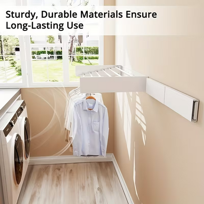 ✨ Folding Aluminum Clothes Drying Rack – Smart Space Saving Solution! ✨