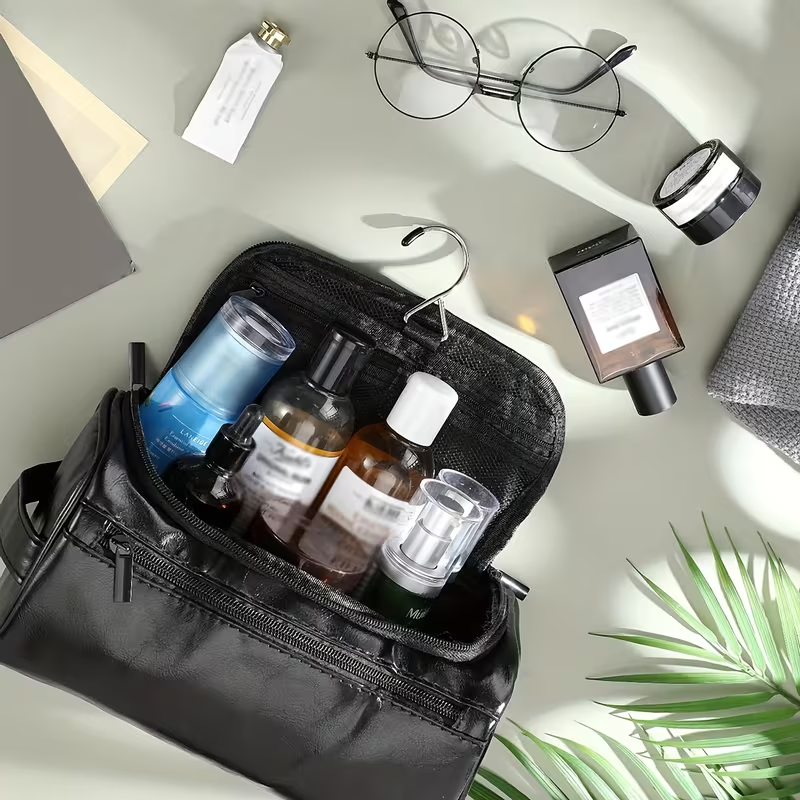 Toiletry Bag Large Capacity Lightweight Foldable Design