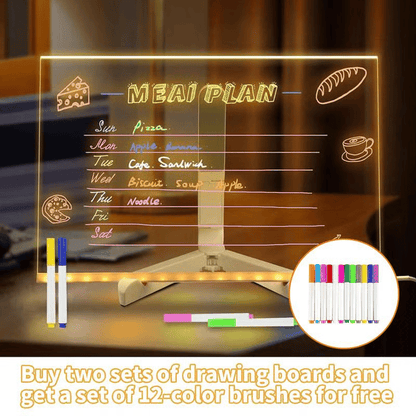 MagicGlow™ Glowing LED Drawing Board