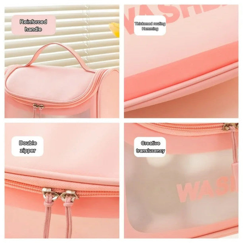 Travel Toiletry Clear Transparent Bag Organizer