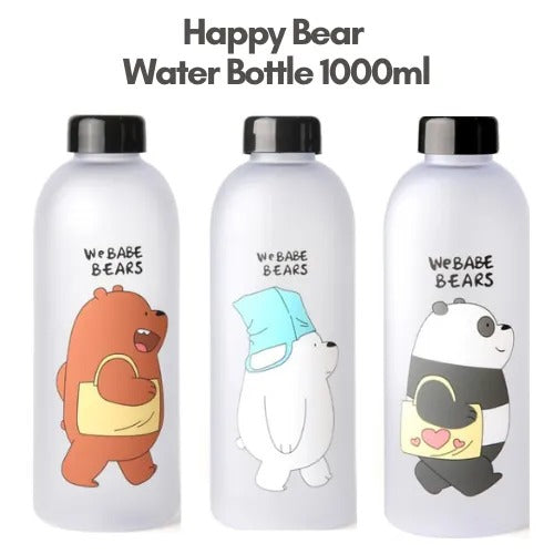 Drinking We Babe Bears Frosted Water Bottle