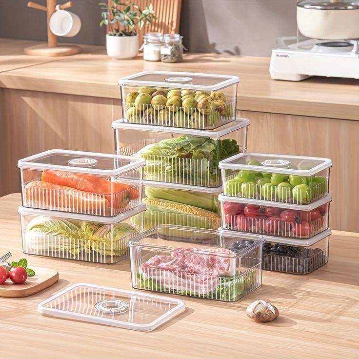 Acrylic Airtight Fridge Storage Box