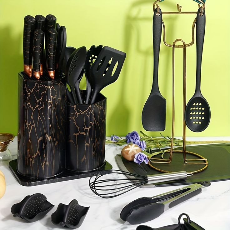 Masterclass marble set of kitchen utensi offers